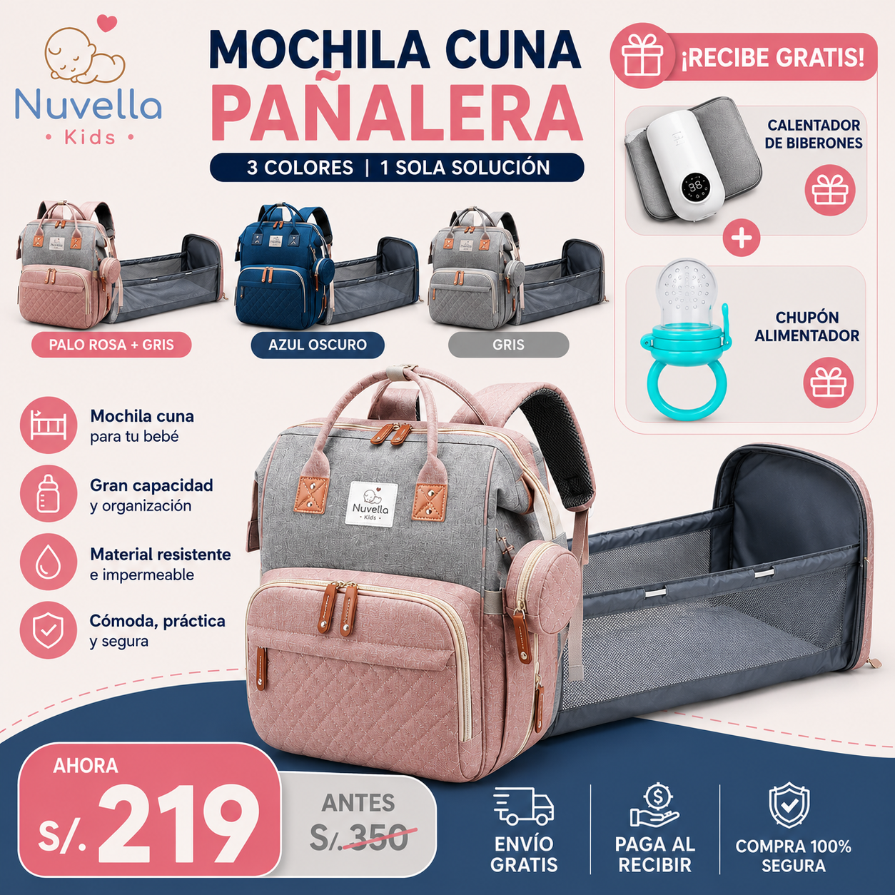 👶 COMBO MAMÁ PREPARADA 3 EN 1