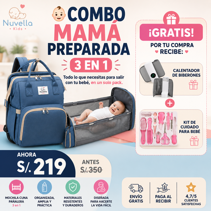 👶 COMBO MAMÁ PREPARADA 3 EN 1