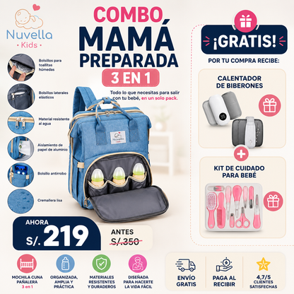 👶 COMBO MAMÁ PREPARADA 3 EN 1